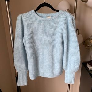 Cozy Light Blue Sweater